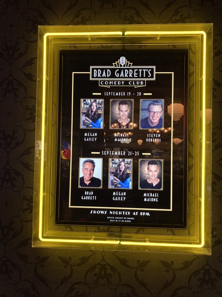 Brad Garretts Comedy Club showtimes