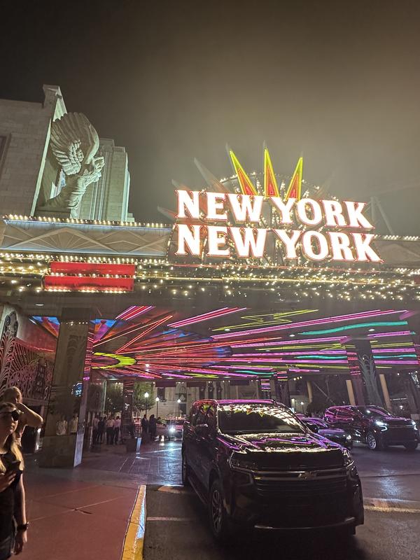 You can book the show at New York-New York Hotel & Casino