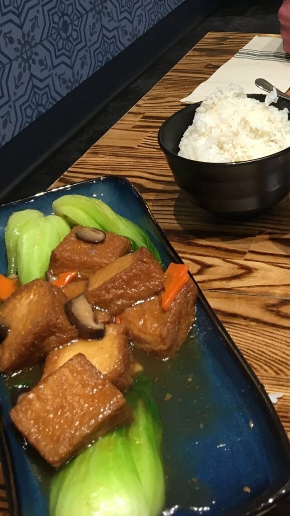 tofu with shiitake mushrooms