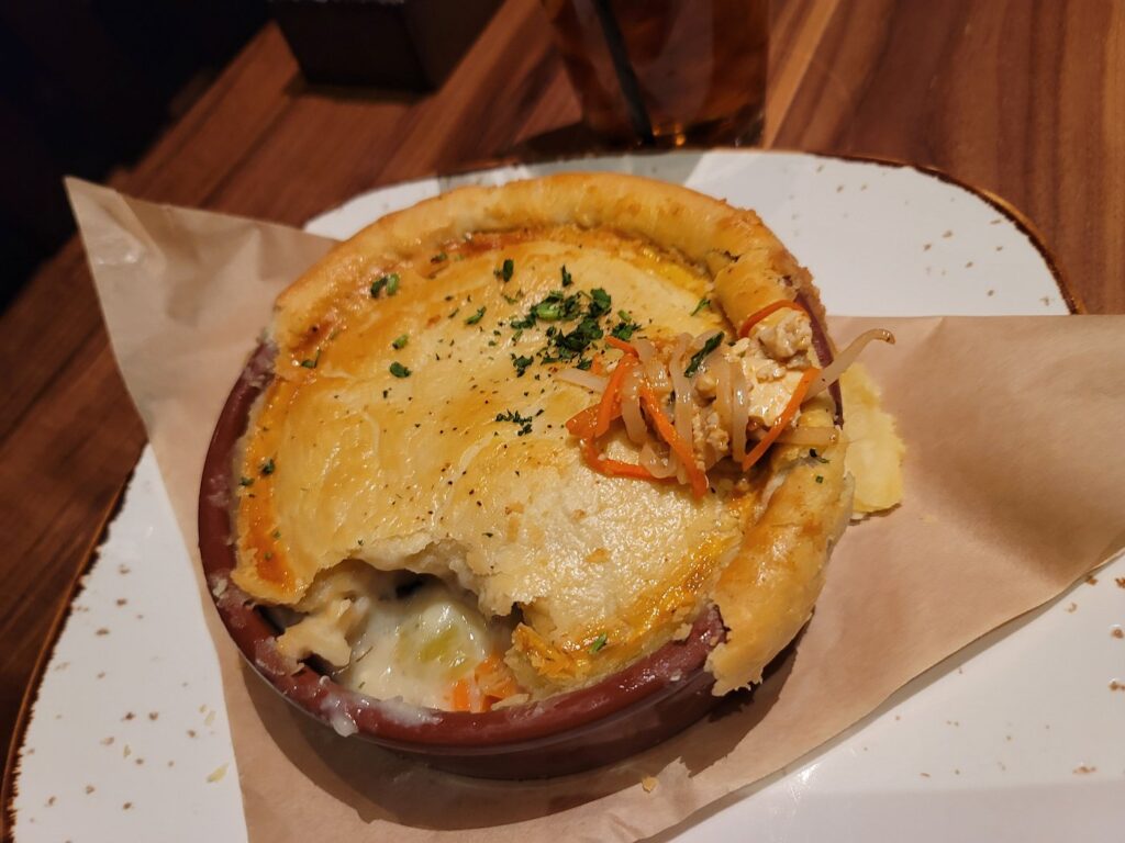 chicken pot pie excellent